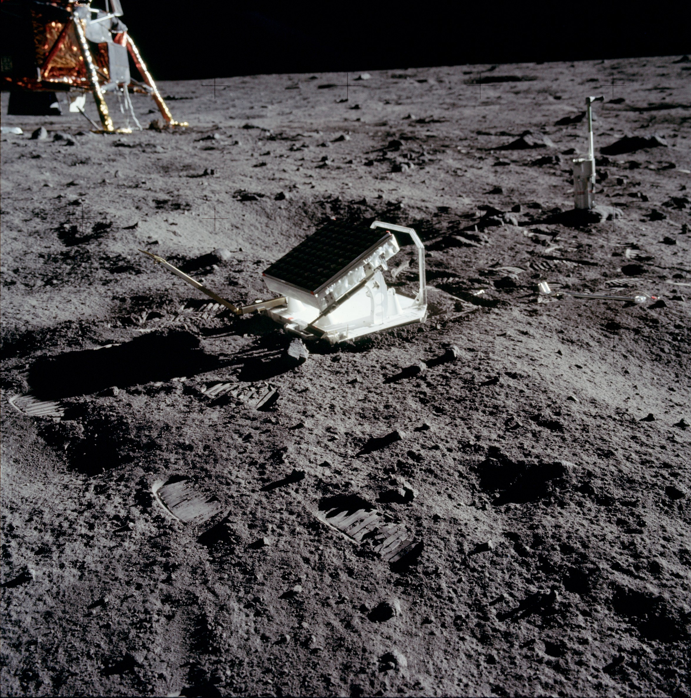 Apollo 11 Lunar Laser Ranging Retro-Reflector - Courtesy of NASA
